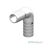 Connector 90° 25mm White