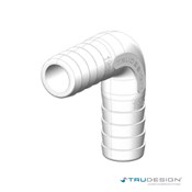 Connector 90° 19mm White