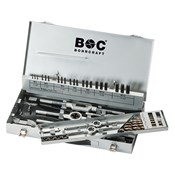 BOHRCRAFT set nareznih svrdla i nareznica za inox sa svrdlima M3 - M20 / 54tlg