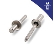 Pop zakovica DIN 7337 4.8x10 A2 slijepa