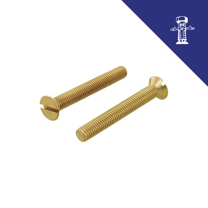 Matični vijak DIN 963 M 2.5x6 Mesing