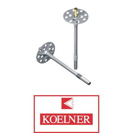 TIPLA FASADNA 8/155 S ČELIČNIM VIJKOM I KAPICOM (-80mm izolacije)