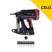 Celo plinski pištolj FORCE ONE PLUS kratki GRATIS uz 26 PAK čavala u redeniku TKA 19/800 ili/i 25/800