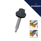 Fasadni vijak Etanco GTFP 4.8x20 RAL 7016 Antracit