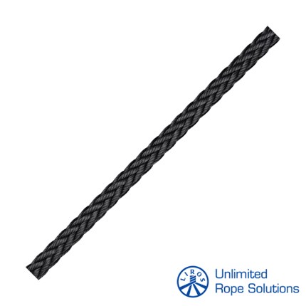 LIROS Mooring  Moorex 12 Konopi  O22mm  Crno