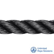 LIROS Mooring  Polyester Konopi  O22mm  Crno