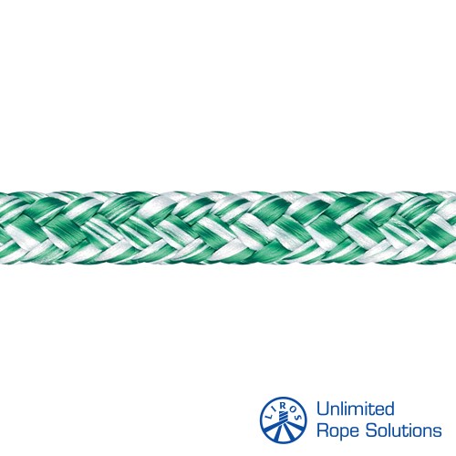 LIROS Dinghy  Magic Pro Dyneema Konopi  O6mm  Bijelo-Zeleno