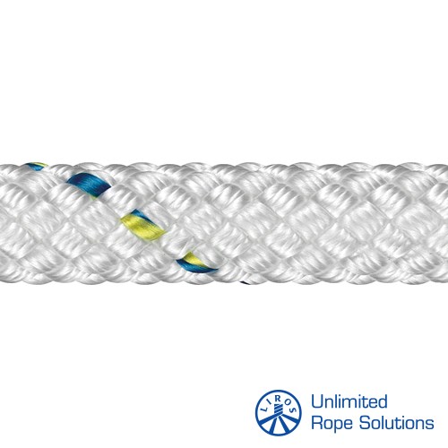 LIROS Performance  Regatta 2000 Dyneema Konopi  O10mm  Bijelo-plava
