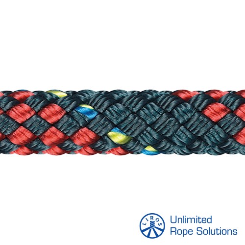 LIROS Performance  Regatta 2000 Dyneema Konopi  O14mm  Plavo-Crveno