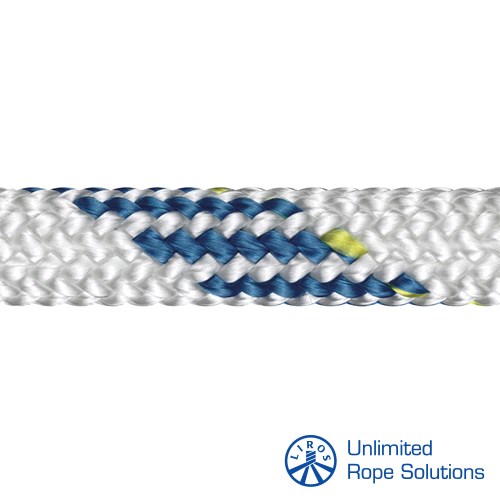 LIROS Performance  Dynamic plus Dyneema Konopi  O14mm  Bijelo-Plavo