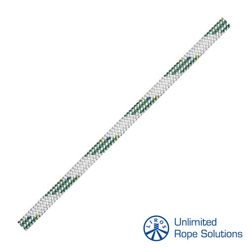 LIROS Performance  Dynamic plus Dyneema Konopi  O12mm  Bijelo-Zeleno