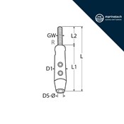 DIY Terminal s vijkom A4 5mm/M6x50(37)mm