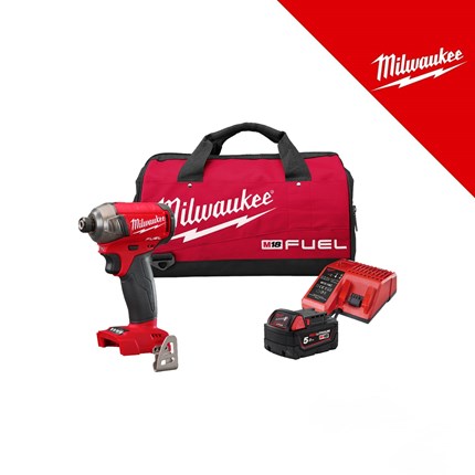MILWAUKEE 18V AKU UVRTAČ PRSLUK I ODVIJAČI GRATIS, 50 Nm, u torbi s baterijom i punjačem (M18FQUID-501BRF - 4933500777)