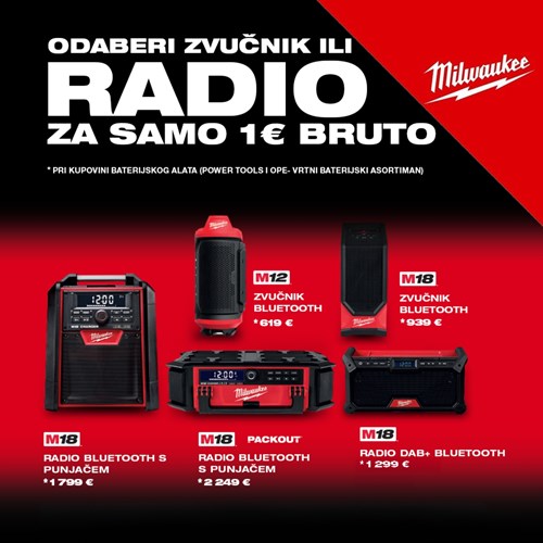 MILWAUKEE V.K. SUPER SET POWERPACK 8 M18FPD3, M18FID3, M18FSAG125X, M18FCS552, M18FSZ, M18FMT, M18BLHX, M18TLED, 4x5h bat, M12-18FC punjač i PACKOUT kolica