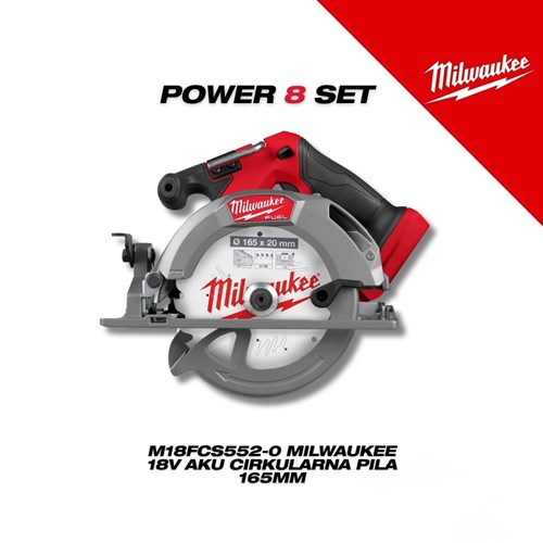 MILWAUKEE V.K. SUPER SET POWERPACK 8 M18FPD3, M18FID3, M18FSAG125X, M18FCS552, M18FSZ, M18FMT, M18BLHX, M18TLED, 4x5h bat, M12-18FC punjač i PACKOUT kolica