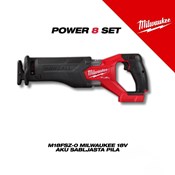 MILWAUKEE V.K. SUPER SET POWERPACK 8 M18FPD3, M18FID3, M18FSAG125X, M18FCS552, M18FSZ, M18FMT, M18BLHX, M18TLED, 4x5h bat, M12-18FC punjač i PACKOUT kolica