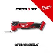 MILWAUKEE V.K. SUPER SET POWERPACK 8 M18FPD3, M18FID3, M18FSAG125X, M18FCS552, M18FSZ, M18FMT, M18BLHX, M18TLED, 4x5h bat, M12-18FC punjač i PACKOUT kolica