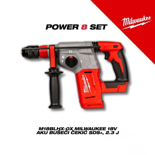 MILWAUKEE V.K. SUPER SET POWERPACK 8 M18FPD3, M18FID3, M18FSAG125X, M18FCS552, M18FSZ, M18FMT, M18BLHX, M18TLED, 4x5h bat, M12-18FC punjač i PACKOUT kolica