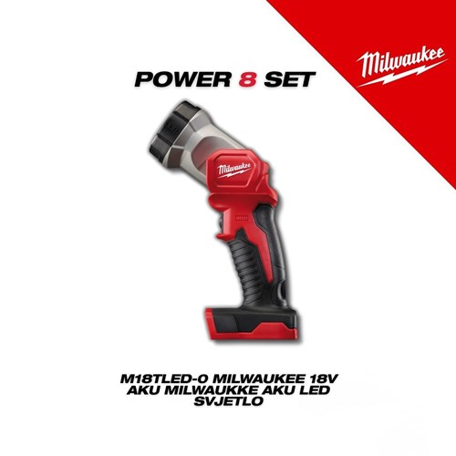 MILWAUKEE V.K. SUPER SET POWERPACK 8 M18FPD3, M18FID3, M18FSAG125X, M18FCS552, M18FSZ, M18FMT, M18BLHX, M18TLED, 4x5h bat, M12-18FC punjač i PACKOUT kolica