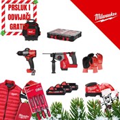 MILWAUKEE BIG RED PROMO SET 4 GRATIS PRSLUK I ODVIJAČI (M18FHAC16-0+M18FPD3-0+4932451079+3x4932471069+4932498633+4932464082+2x4932471416+4932499203)