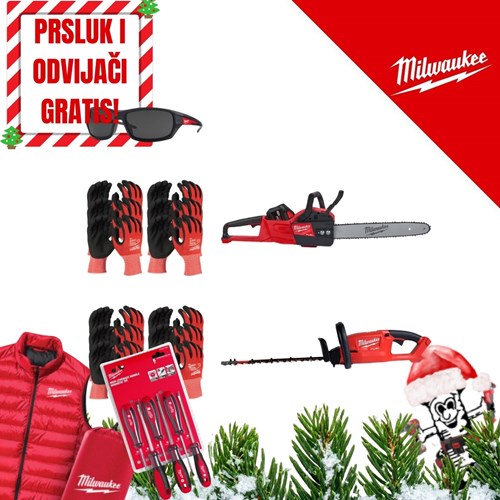 MILWAUKEE BIG RED PROMO SET 6 PRSLUK I ODVIJAČI GRATIS (M18FCHS-122+M18FHET45-0+4932471615+4932471616+4932471884)