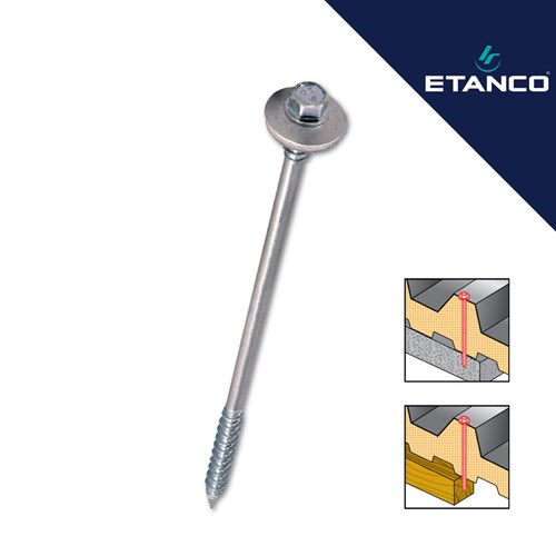 Vijci za panele za drvenu i betonsku podkonstrukciju 6,4x7,0x240