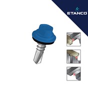 Fasadni vijak Etanco GT3 4.8x25 RAL 5015 plavi