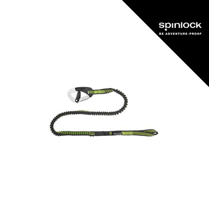 SPINLOCK sigurnosna 2m gurtna, rastezljiva, karabin + omča