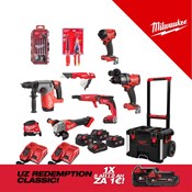 MILWAUKEE V.K. SET ZA SUHU GRADNJU (M18FPP4BJ-503P + M18FSGC-202X + 4932479784 + 4932499209 + 4932471358 + 4932500064)