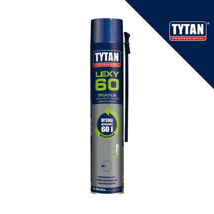 TYTAN PROFESSIONAL LEXY 60 ručna niskoekspanzivna PU pjena all season  pak=830 ml