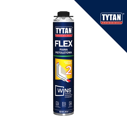 TYTAN PROFESSIONAL WINS FLEX niskoekspanzivna pištoljska pjena za RAL ugradnju  pak=750 ml