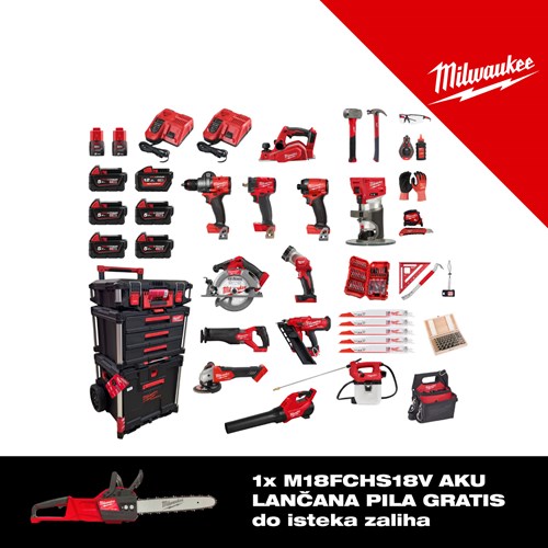 MILWAUKEE V.K. SET ZA KROVOPOKRIVAČE MAXI