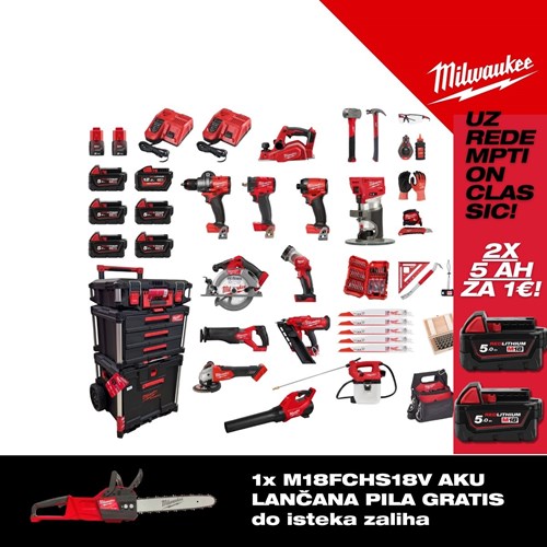 MILWAUKEE V.K. SET ZA KROVOPOKRIVAČE MAXI