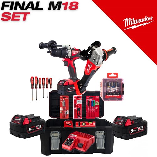 MILWAUKEE 18V FINAL KOMPLET ALATA