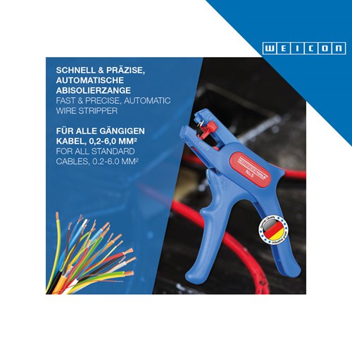 WEICONTOOLS alat za skidanje izolacije Wire Stripper No.5 pak=0,2-6,0 mm2 [10006786]