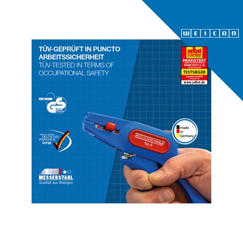 WEICONTOOLS alat za skidanje izolacije Wire Stripper No.5 pak=0,2-6,0 mm2 [10006786]